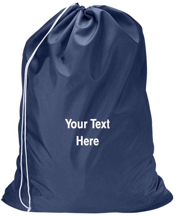 Personalized Nylon Laundry Bag – Durable, Lightweight, and Perfect for Travel, College, or Gym Use
