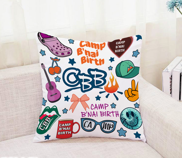Camp Bunk Kids Autograph Pillow – Perfect for Sleepovers, Camp Memories, and Personalized Gifts (Camp B'nai Birth)