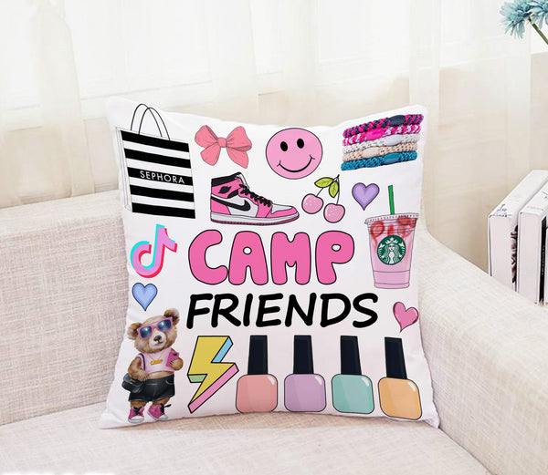 Camp Bunk Kids Autograph Pillow – Perfect for Sleepovers, Camp Memories, and Personalized Gifts (Camp Frinds 2025)