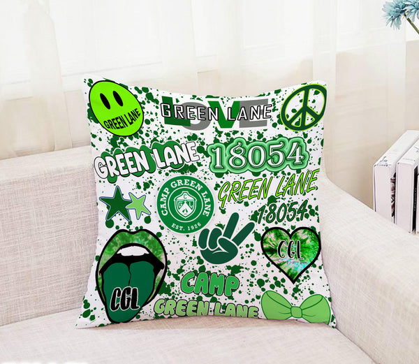 Camp Bunk Kids Autograph Pillow – Perfect for Sleepovers, Camp Memories, and Personalized Gifts (Camp Green Lane)