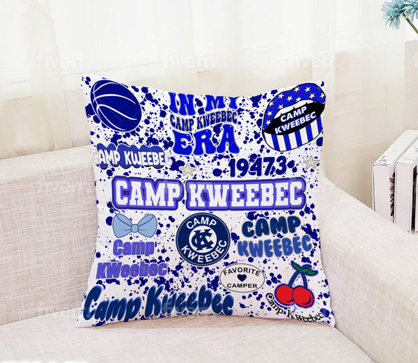 Camp Bunk Kids Autograph Pillow – Perfect for Sleepovers, Camp Memories, and Personalized Gifts (Camp KWEEBEC)