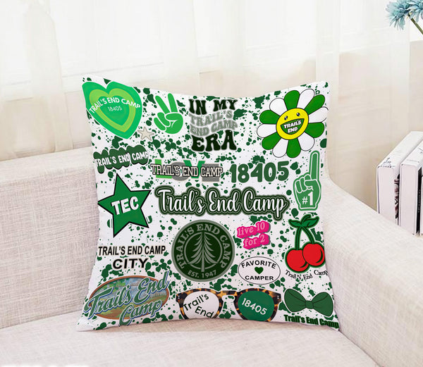 Camp Bunk Kids Autograph Pillow – Perfect for Sleepovers, Camp Memories, and Personalized Gifts (Camp Trail's end Camp)