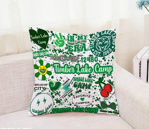 Camp Bunk Kids Autograph Pillow – Perfect for Sleepovers, Camp Memories, and Personalized Gifts (Camp Timber Lake)