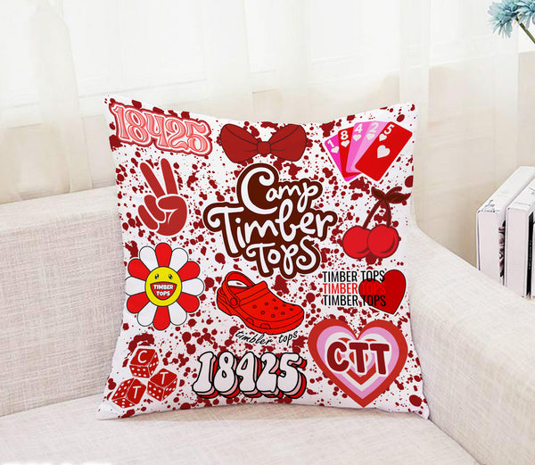 Camp Bunk Kids Autograph Pillow – Perfect for Sleepovers, Camp Memories, and Personalized Gifts (Camp Timber Tops)