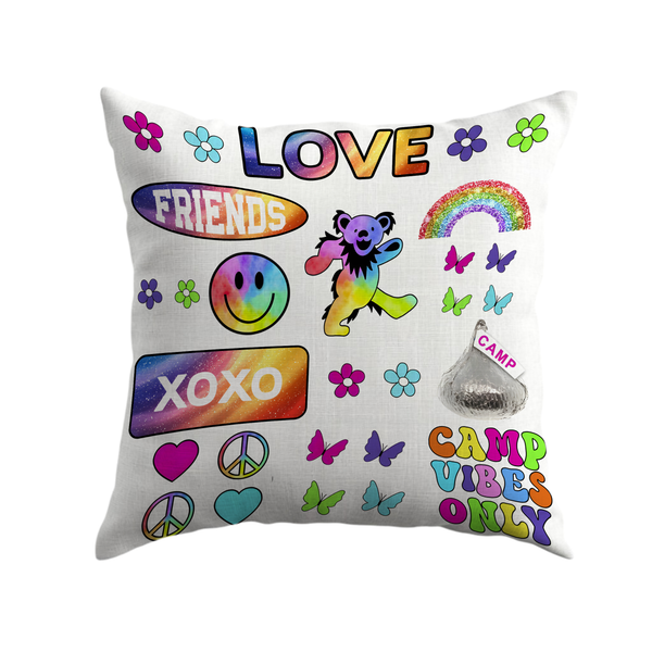 Camp Vibes Autograph Pillow – The Ultimate Camp Keepsake! 🏕️