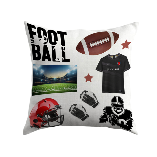 Football Autograph Pillow – The Perfect Keepsake for Players & Fans! 🏈✨