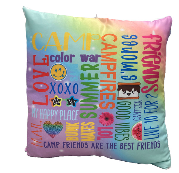 Camp Bunk Kids Autograph Pillow – Perfect for Sleepovers, Camp Memories, and Personalized Gifts