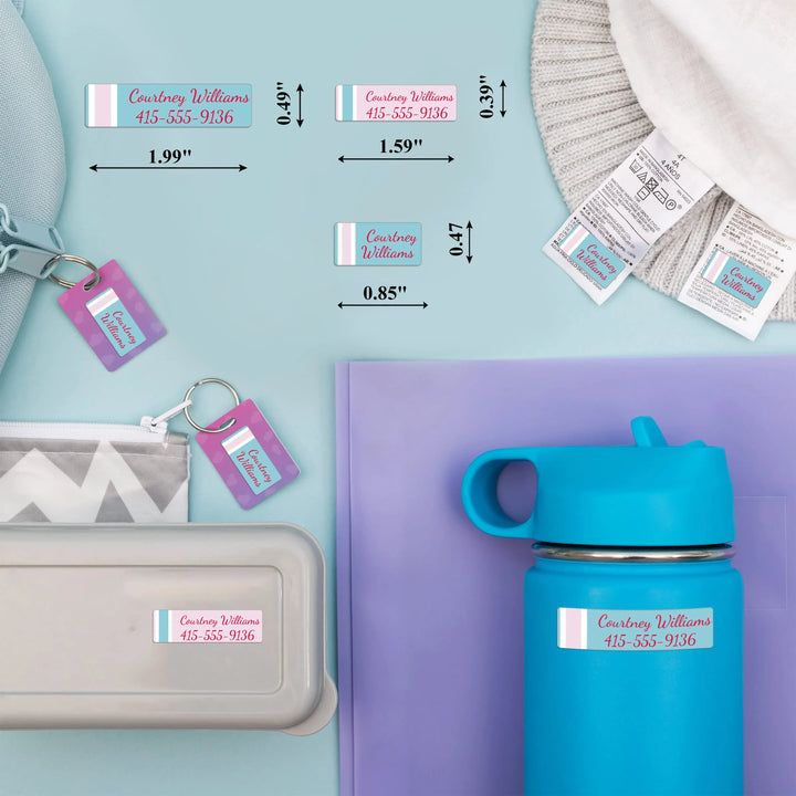 Pack Labels Home 186 Combo Pack Name Labels