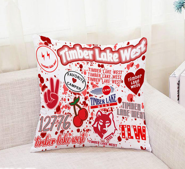 Timber Lake West Camp Autograph Pillow – The Ultimate Keepsake for Camp Memories!